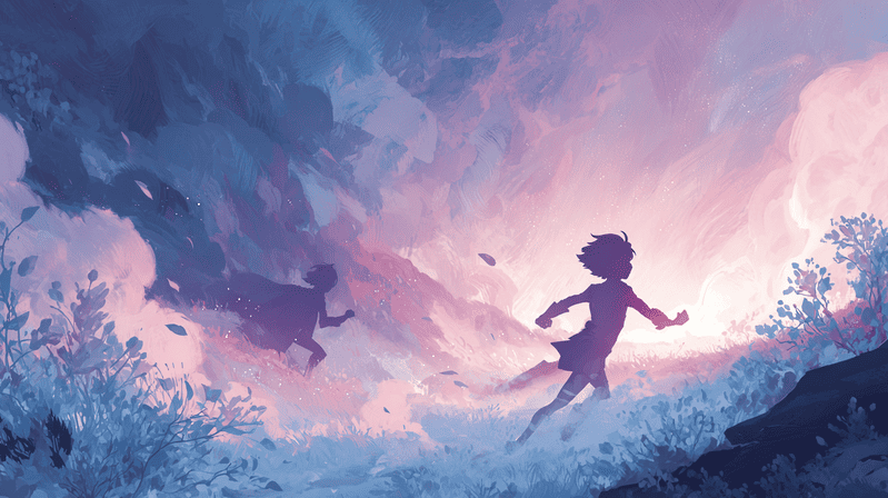 追いかけられる